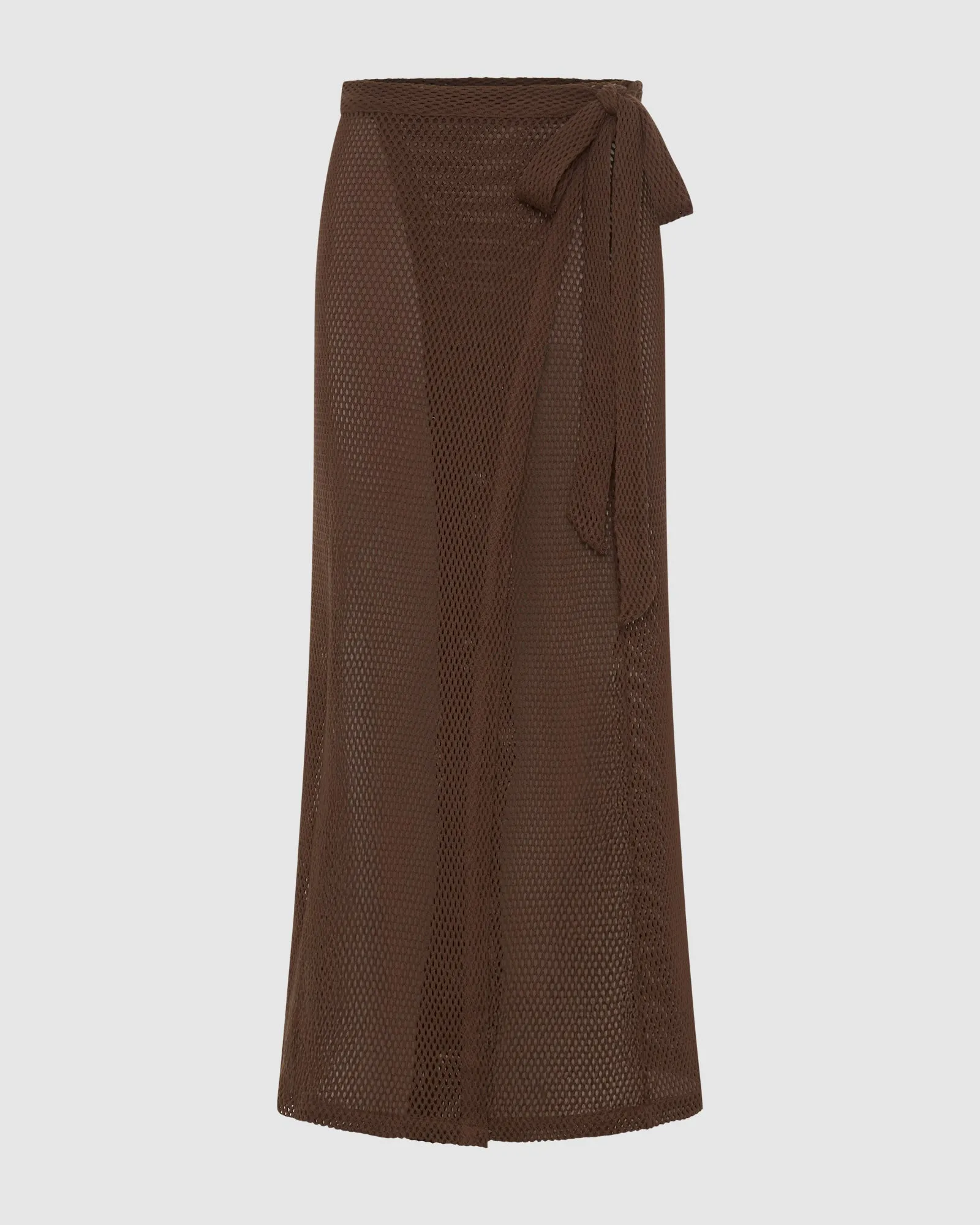 Verona Wrap Skirt - Chocolate sold by Arms Of Eve product image thumbnail 2