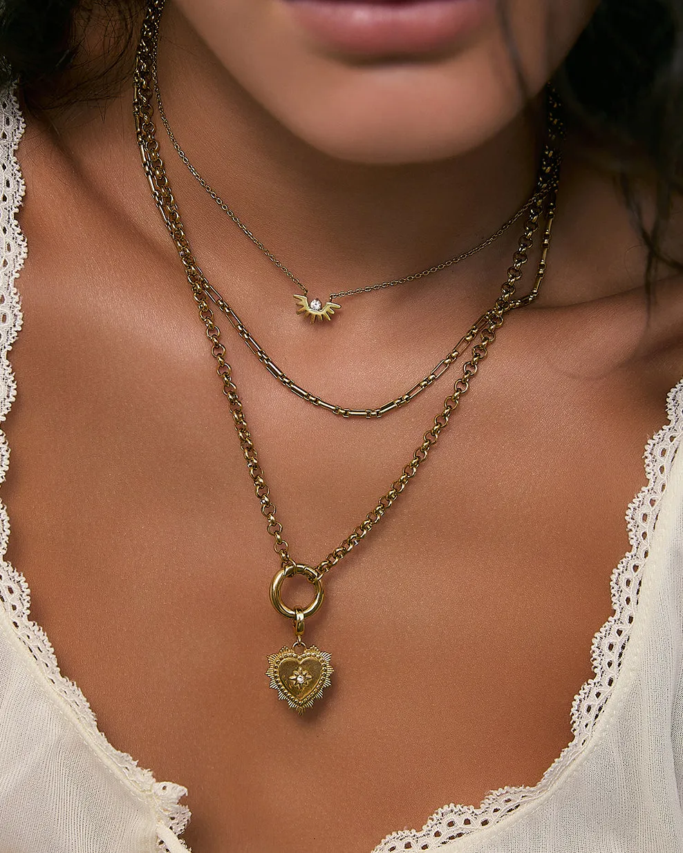 Belle Heart Charm sold by Arms Of Eve product image thumbnail 3