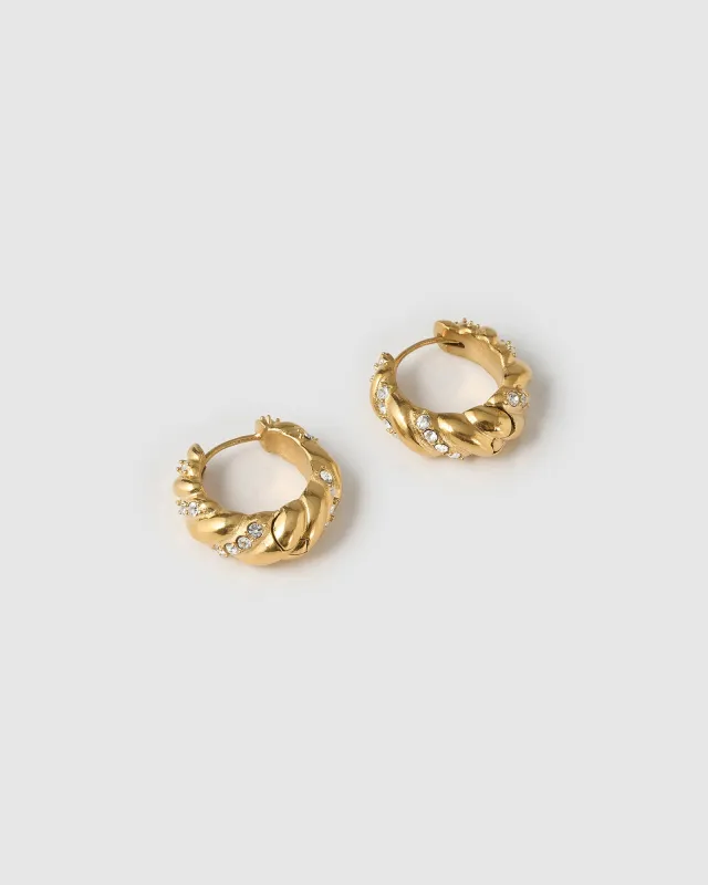 Cici Gold Earrings made by Arms Of Eve