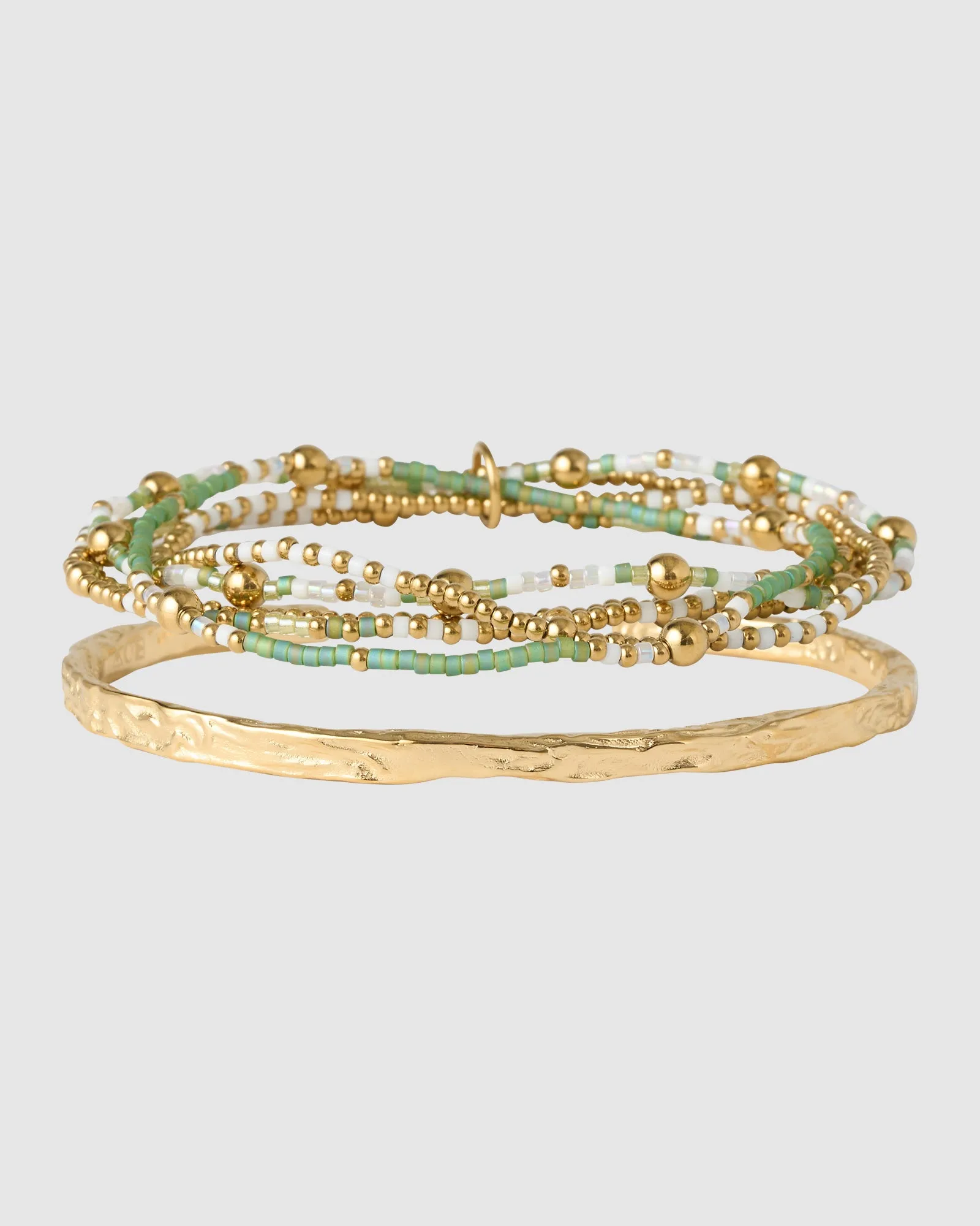 Henne Bracelet Stack - Forrest sold by Arms Of Eve