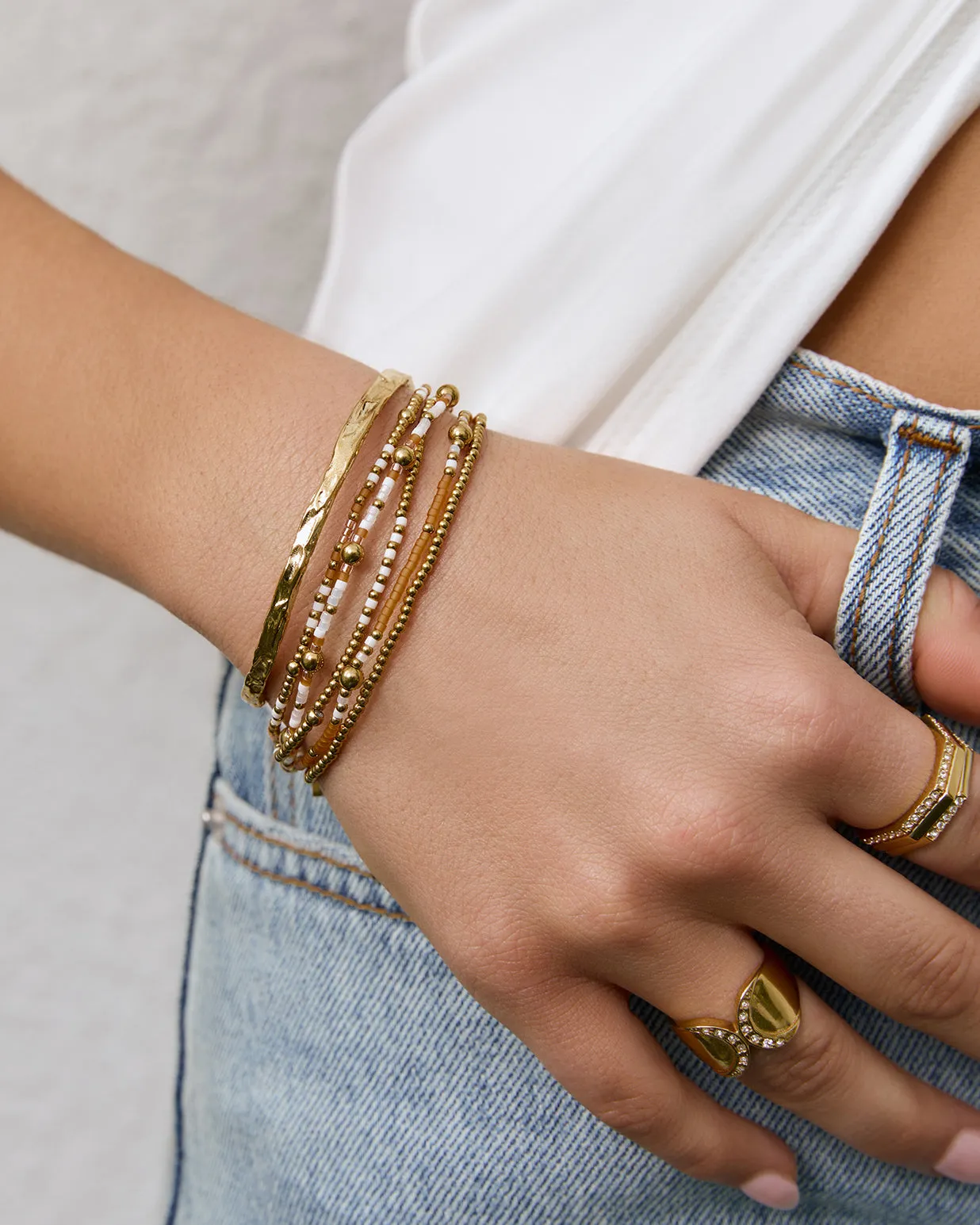 Henne Bracelet Stack - Mango sold by Arms Of Eve product image thumbnail 3