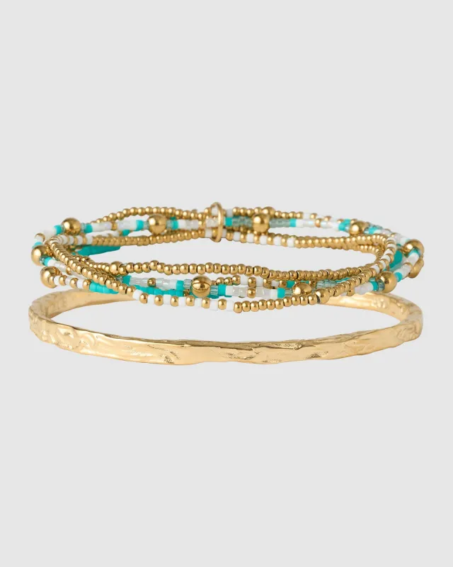 Henne Bracelet Stack - Ocean made by Arms Of Eve
