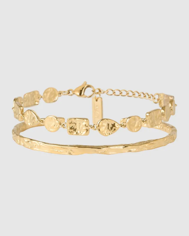 Harley Bracelet Stack made by Arms Of Eve