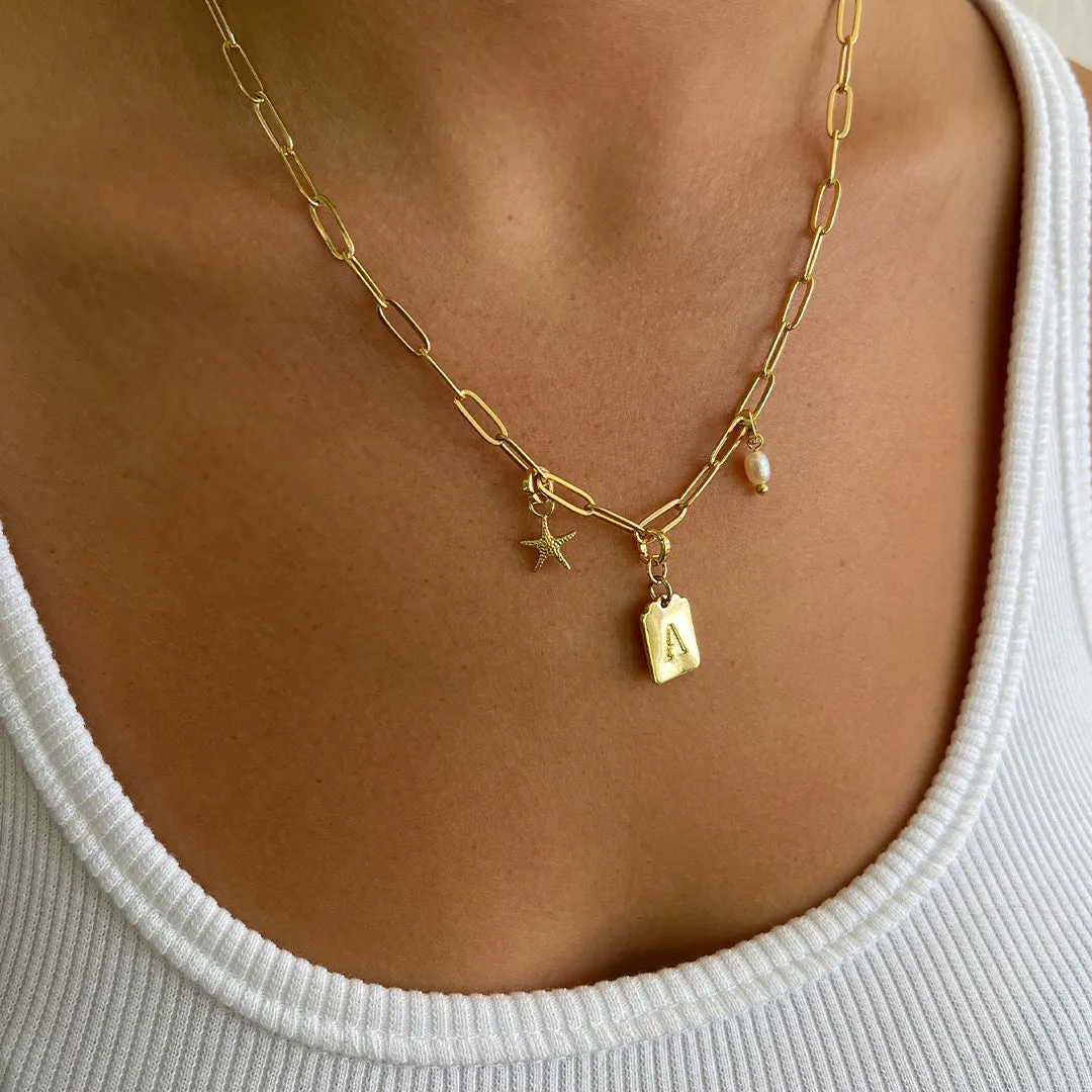 Letter Tag Charm sold by Arms Of Eve product image thumbnail 2