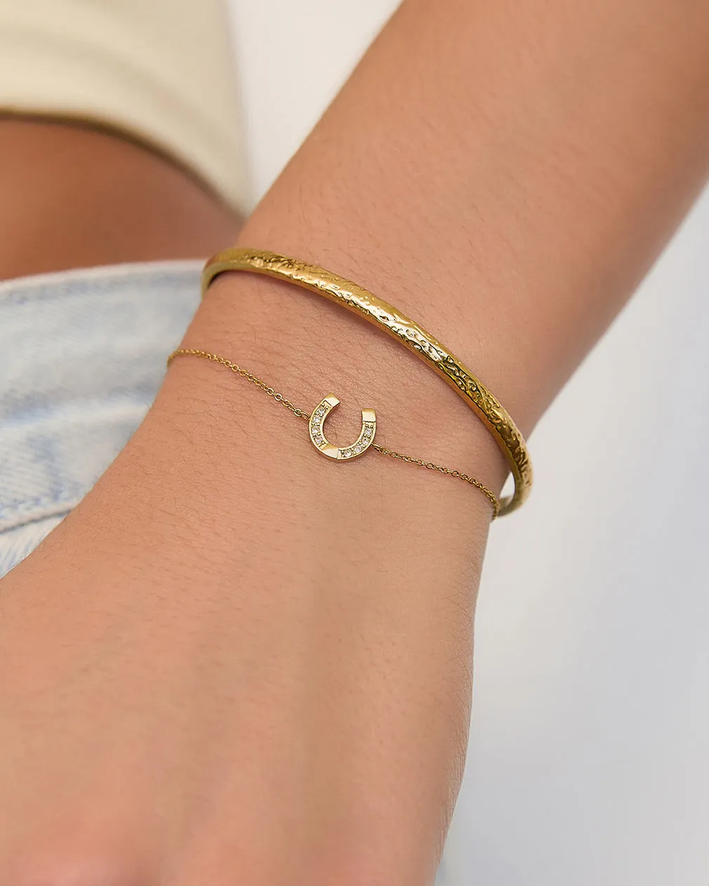 Lucky Horseshoe Bracelet sold by Arms Of Eve product image thumbnail 2