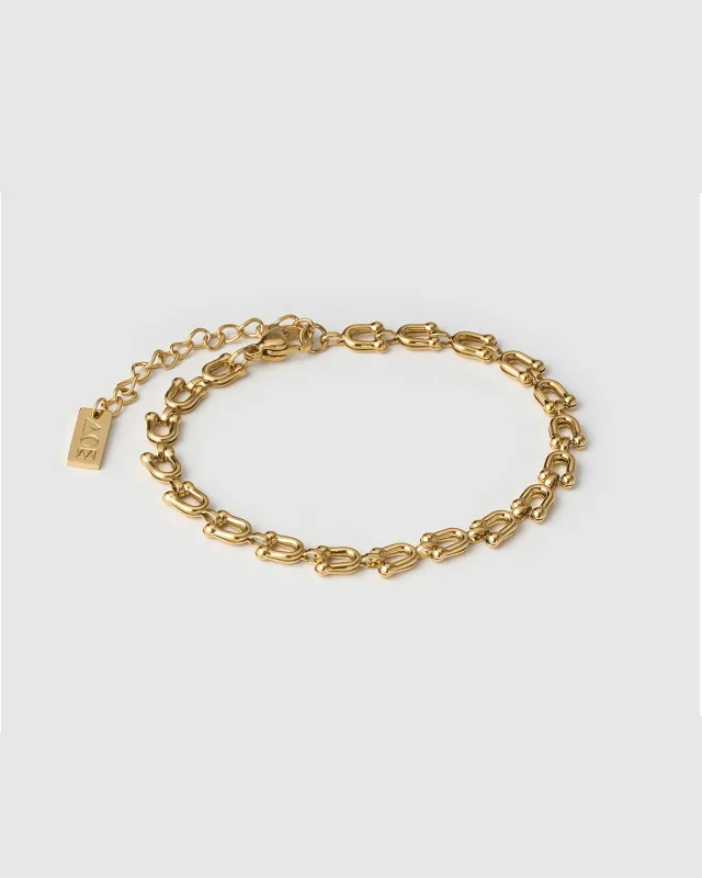 Spirit Gold Bracelet made by Arms Of Eve