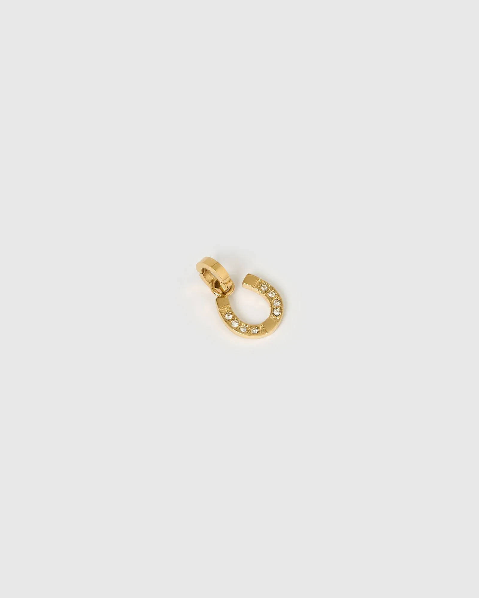 Lucky Horseshoe Charm - Gold sold by Arms Of Eve product image thumbnail 5