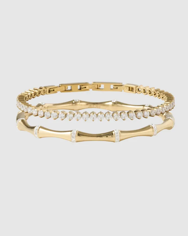 Alexia Bracelet Stack made by Arms Of Eve