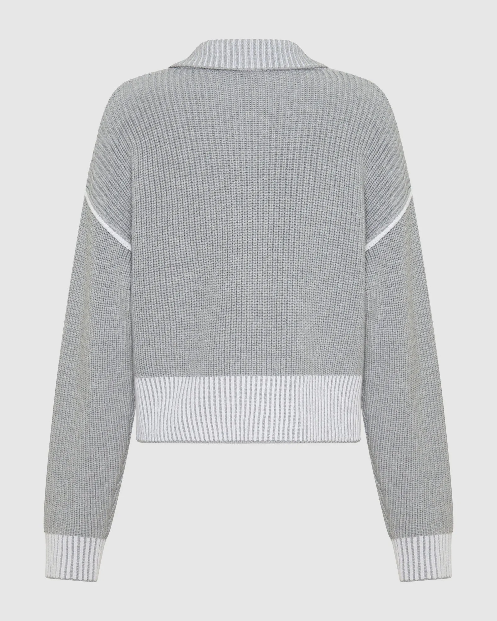 Cortina Double Zip Knit - Ash sold by Arms Of Eve product image thumbnail 4