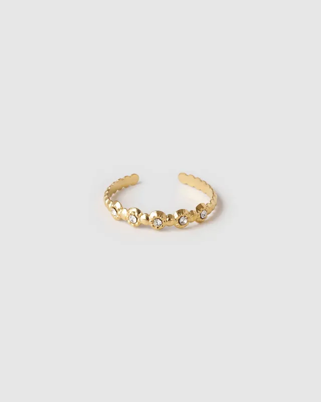 Orli Gemstone Gold Ring made by Arms Of Eve