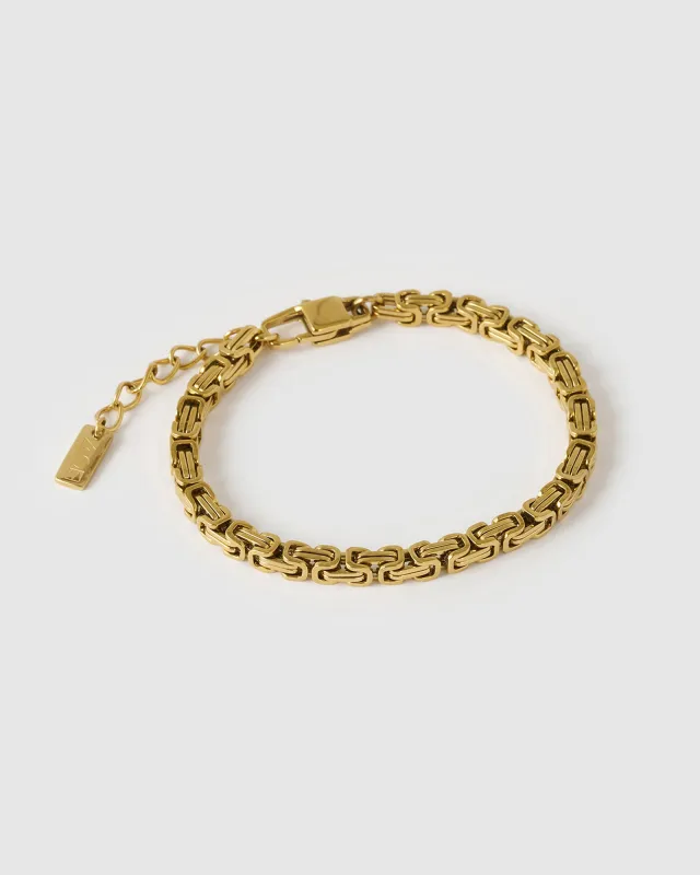 Brooklyn Gold Bracelet made by Arms Of Eve