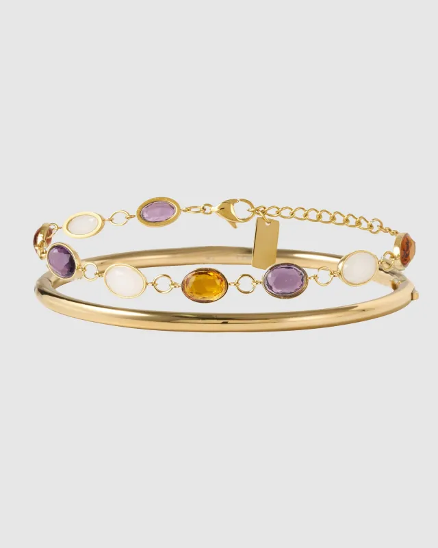 Cecilia Bracelet Stack made by Arms Of Eve