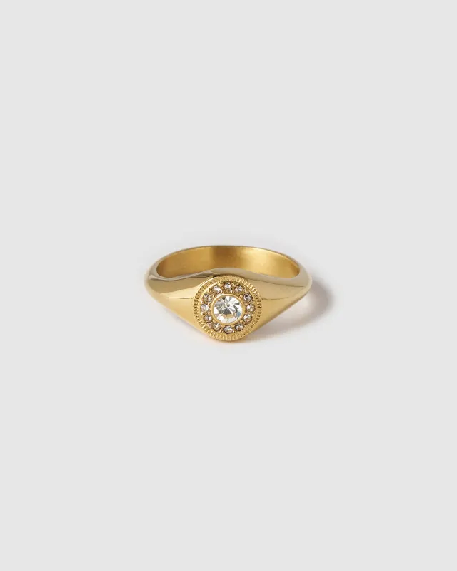 Angelo Gold Ring - Stone made by Arms Of Eve