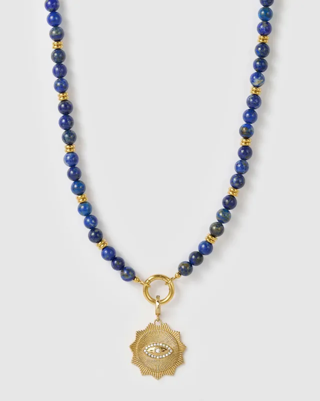 Azure Charm Necklace - Lapis Lazuli made by Arms Of Eve