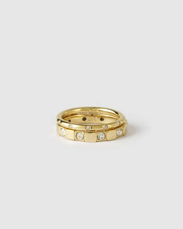 Shimmer Ring Stack made by Arms Of Eve
