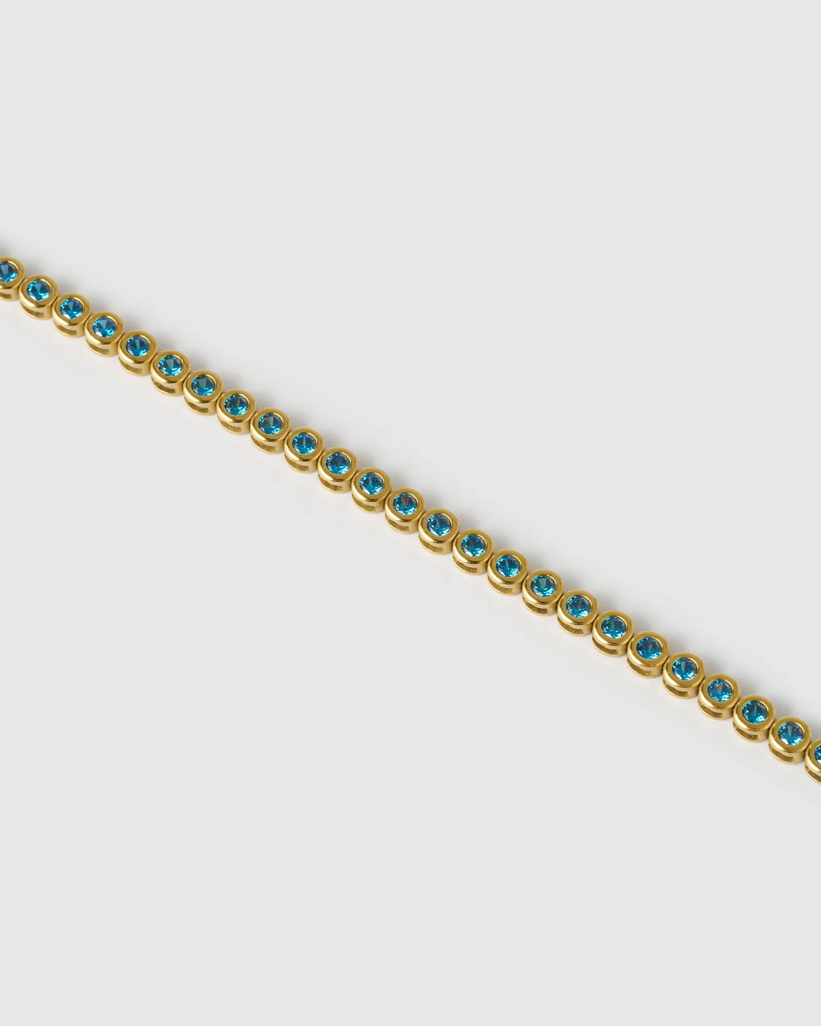 Winona Gold Bracelet - Sapphire sold by Arms Of Eve product image thumbnail 5