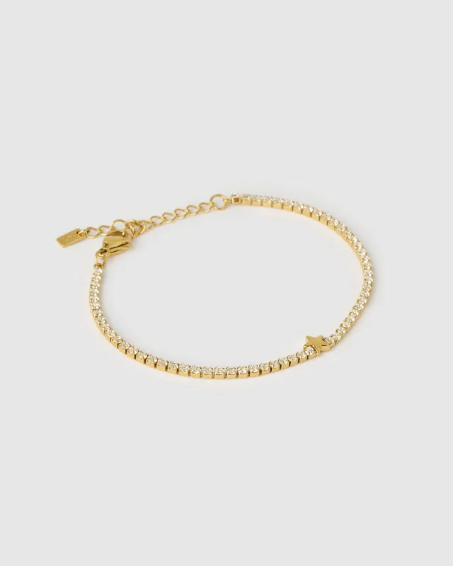 Star Tennis Bracelet made by Arms Of Eve