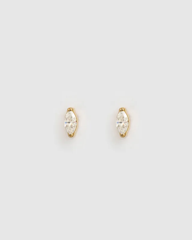 Lea Flat Back Earrings made by Arms Of Eve