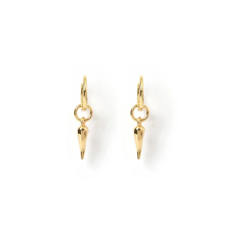 Cornicello Gold Charm Earrings - Small sold by Arms Of Eve