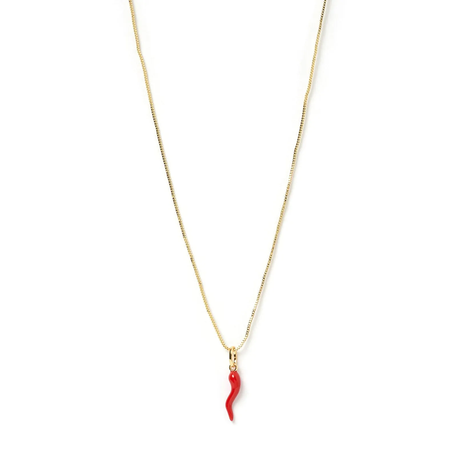 Cornicello Red Charm Necklace sold by Arms Of Eve