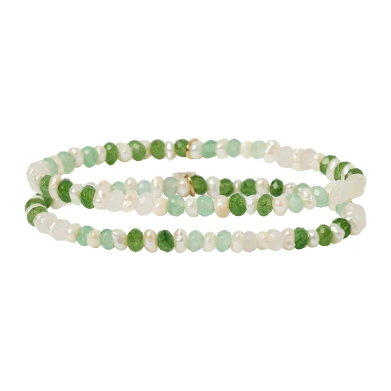 Bloom Bracelet Stack - Moss sold by Arms Of Eve