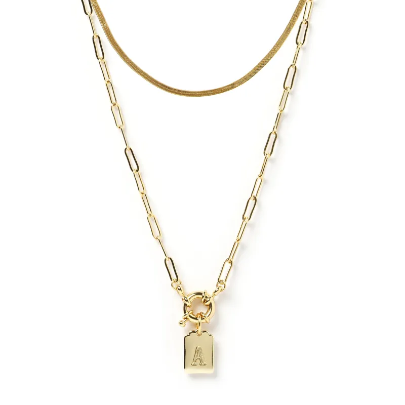 Tag Necklace Stack sold by Arms Of Eve