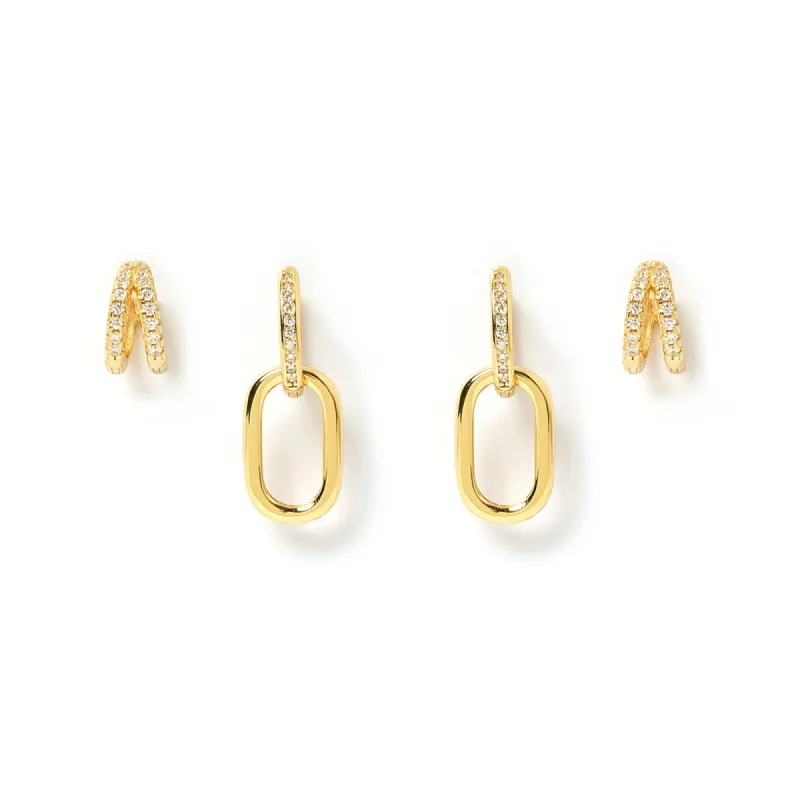 Double Trouble Earring Stack sold by Arms Of Eve