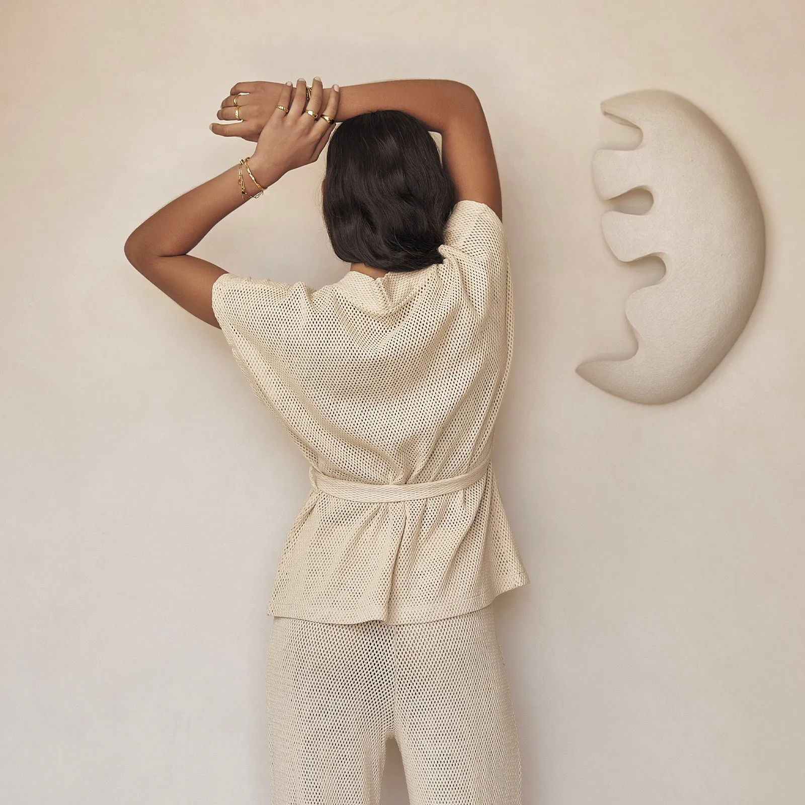 Sardinia Wrap Top - Coconut sold by Arms Of Eve product image thumbnail 5