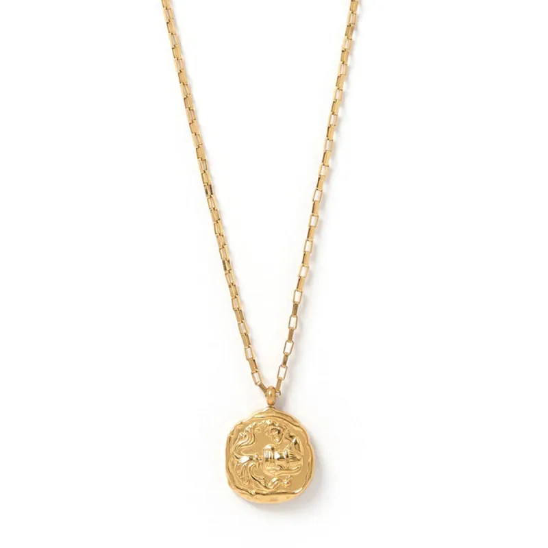 Zodiac Pendant Necklace sold by Arms Of Eve