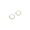 Holi Silver Huggie Earrings sold by Arms Of Eve