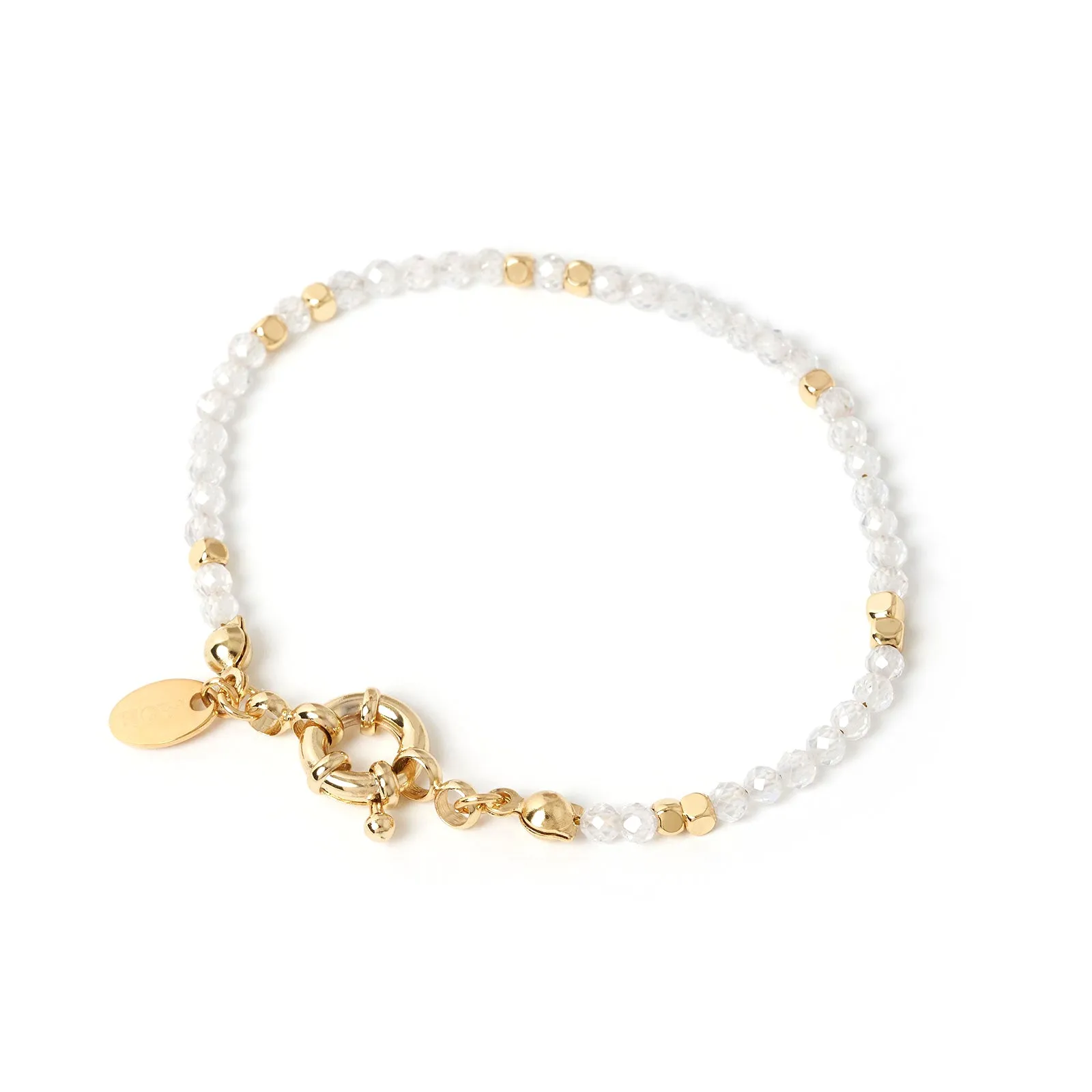 Vienna Gemstone Bracelet - Clear Quartz sold by Arms Of Eve product image thumbnail 5