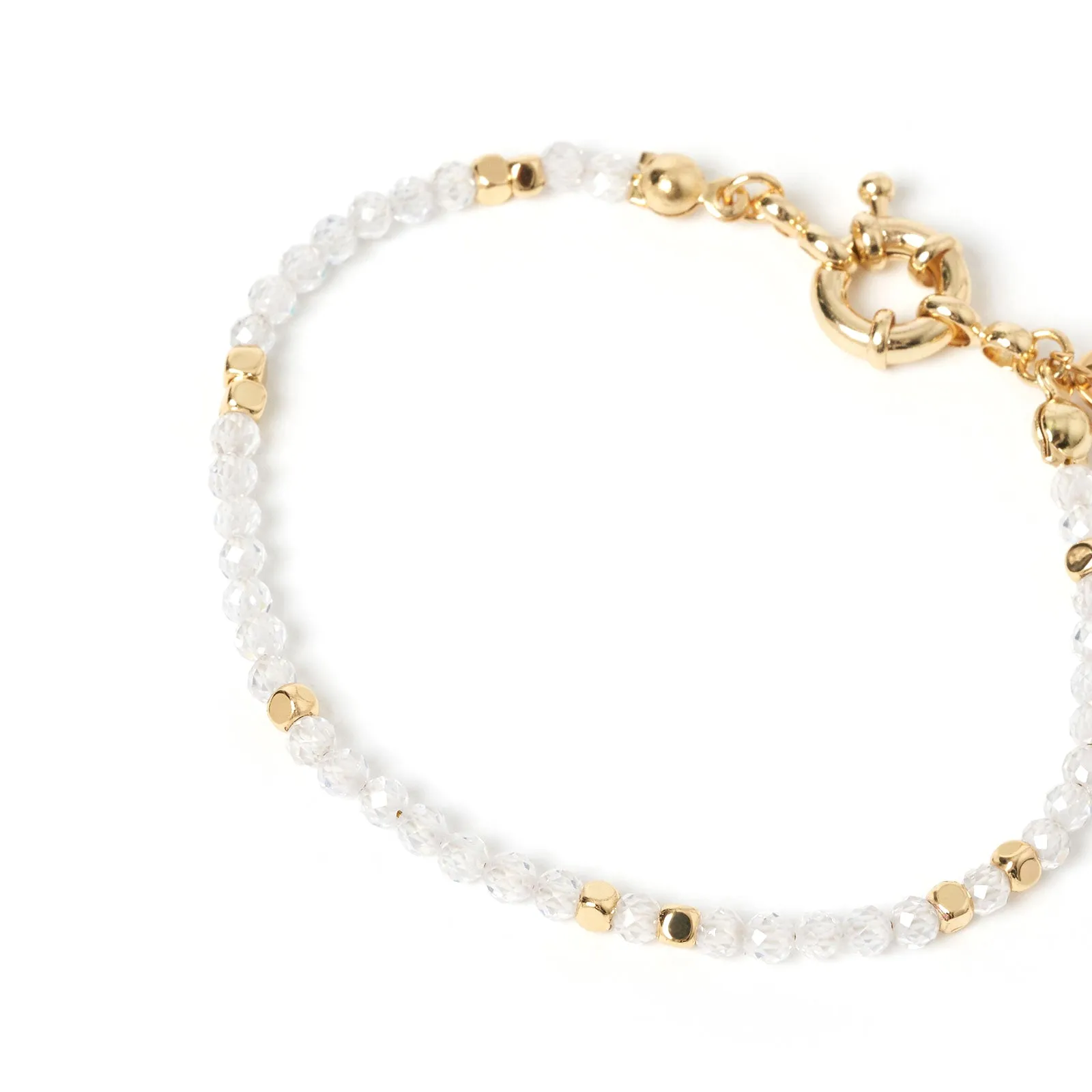 Vienna Gemstone Bracelet - Clear Quartz sold by Arms Of Eve product image thumbnail 4