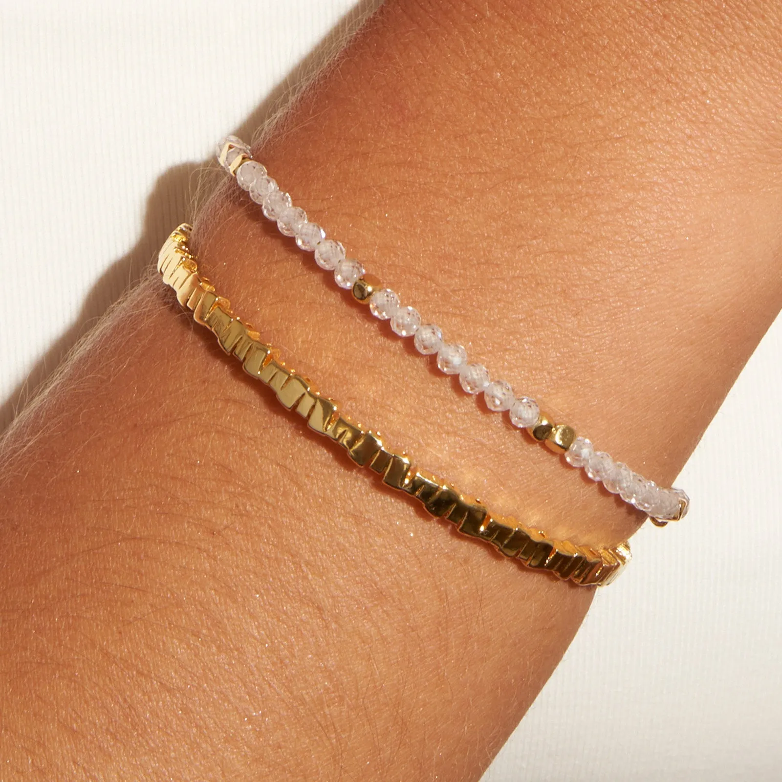 Vienna Gemstone Bracelet - Clear Quartz sold by Arms Of Eve product image thumbnail 2