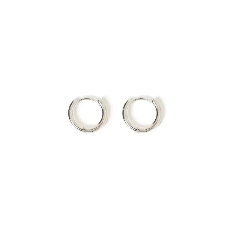 Shia Silver Huggie Earrings sold by Arms Of Eve