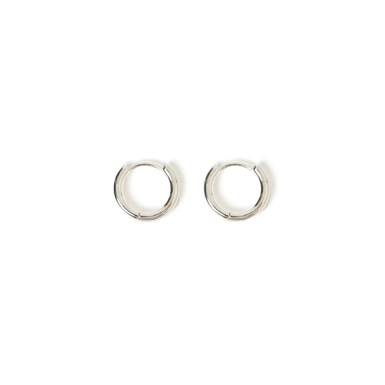 Shia Silver Huggie Earrings sold by Arms Of Eve