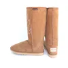 CLEARANCE CLASSIC TALL BOOTS CHESTNUT (with Swarovski design) - AU WOMEN'S 7 | MEN'S 6 sold by Australian Ugg Boots