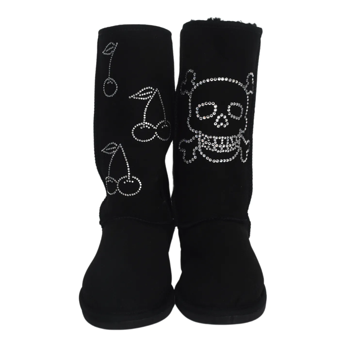 CLEARANCE CLASSIC TALL BOOTS (with Swarovski skull/cherry design) - AU WOMEN'S 7 | MEN'S 6 sold by Australian Ugg Boots