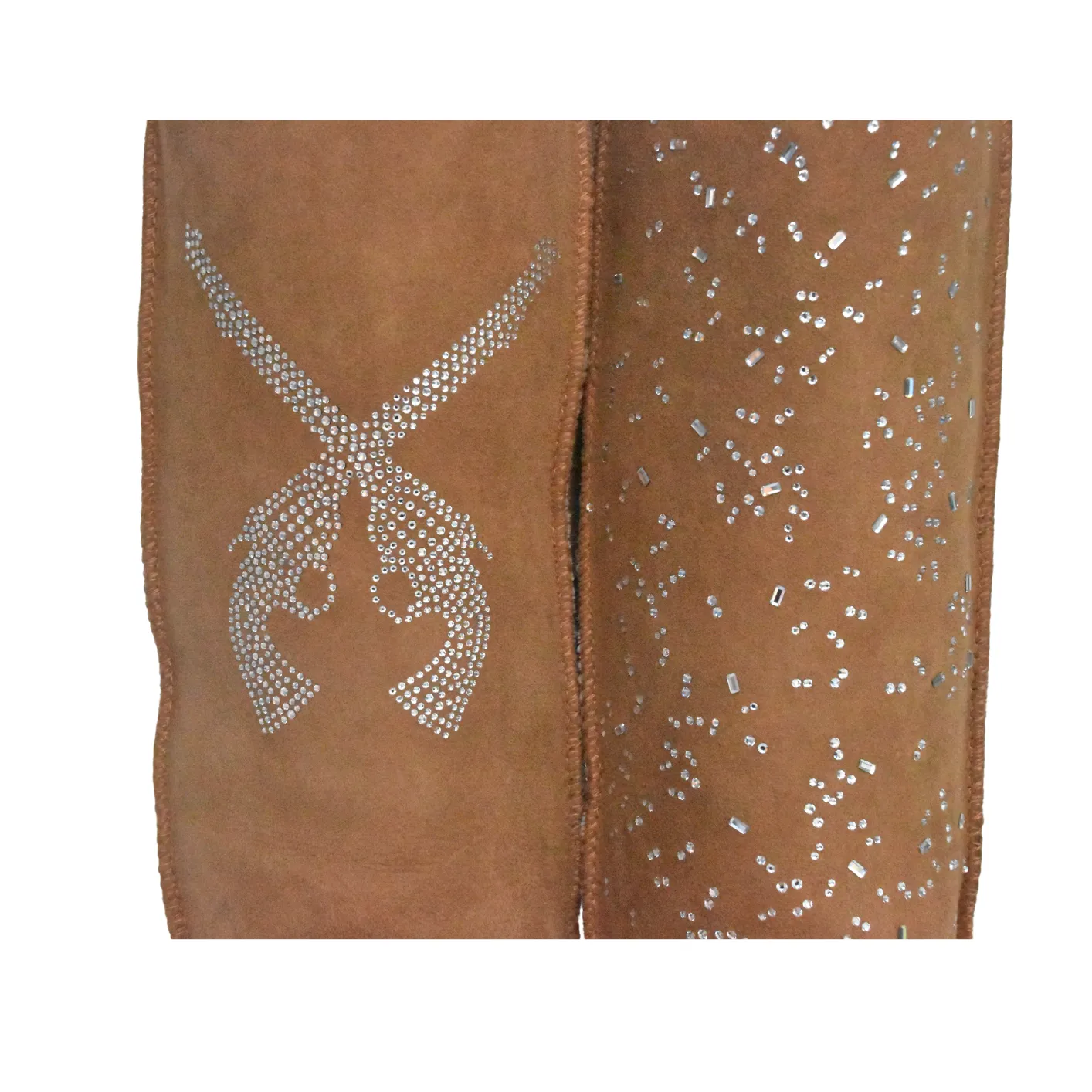 CLEARANCE CLASSIC TALL BOOTS CHESTNUT (with Swarovski glitter design) - AU WOMEN'S 7 | MEN'S 6 sold by Australian Ugg Boots product image thumbnail 4
