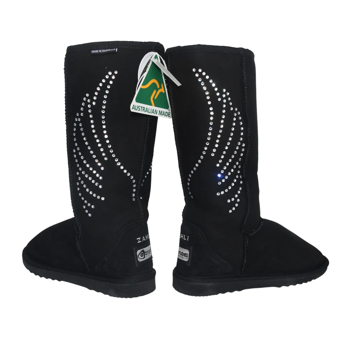 CLEARANCE CLASSIC TALL BOOTS (with Swarovski 'Wings' design) - AU WOMEN'S 7 | MEN'S 6 sold by Australian Ugg Boots product image thumbnail 2