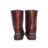 CLEARANCE PREMIUM LEATHER BOOTS BURGUNDY - AU Women's 9 | AU Men's 8 sold by Australian Ugg Boots