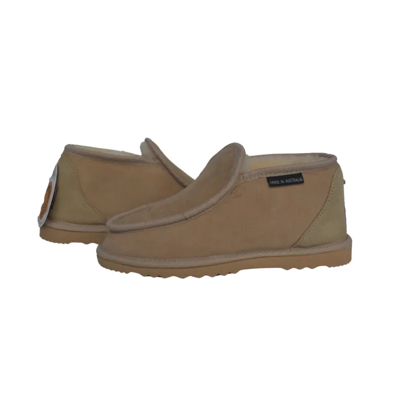 CLEARANCE MINI ALPINE SLIPPERS SAND - Women's AU6/Men's AU5 sold by Australian Ugg Boots