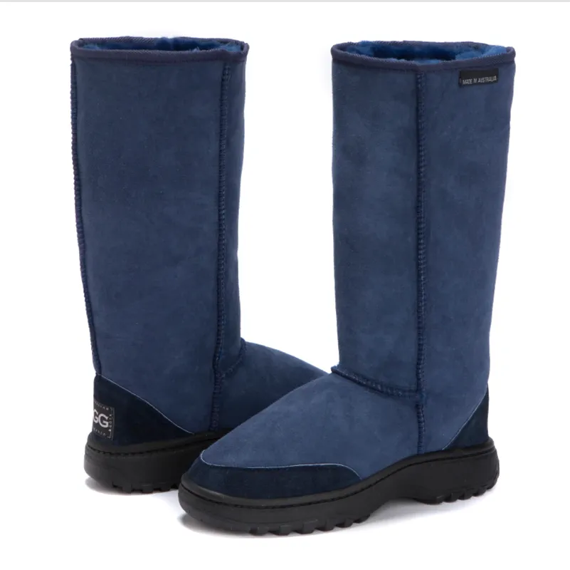 CLEARANCE OUTDOOR TALL BOOTS NAVY - AU WOMEN'S 8 | MEN'S 7 sold by Australian Ugg Boots