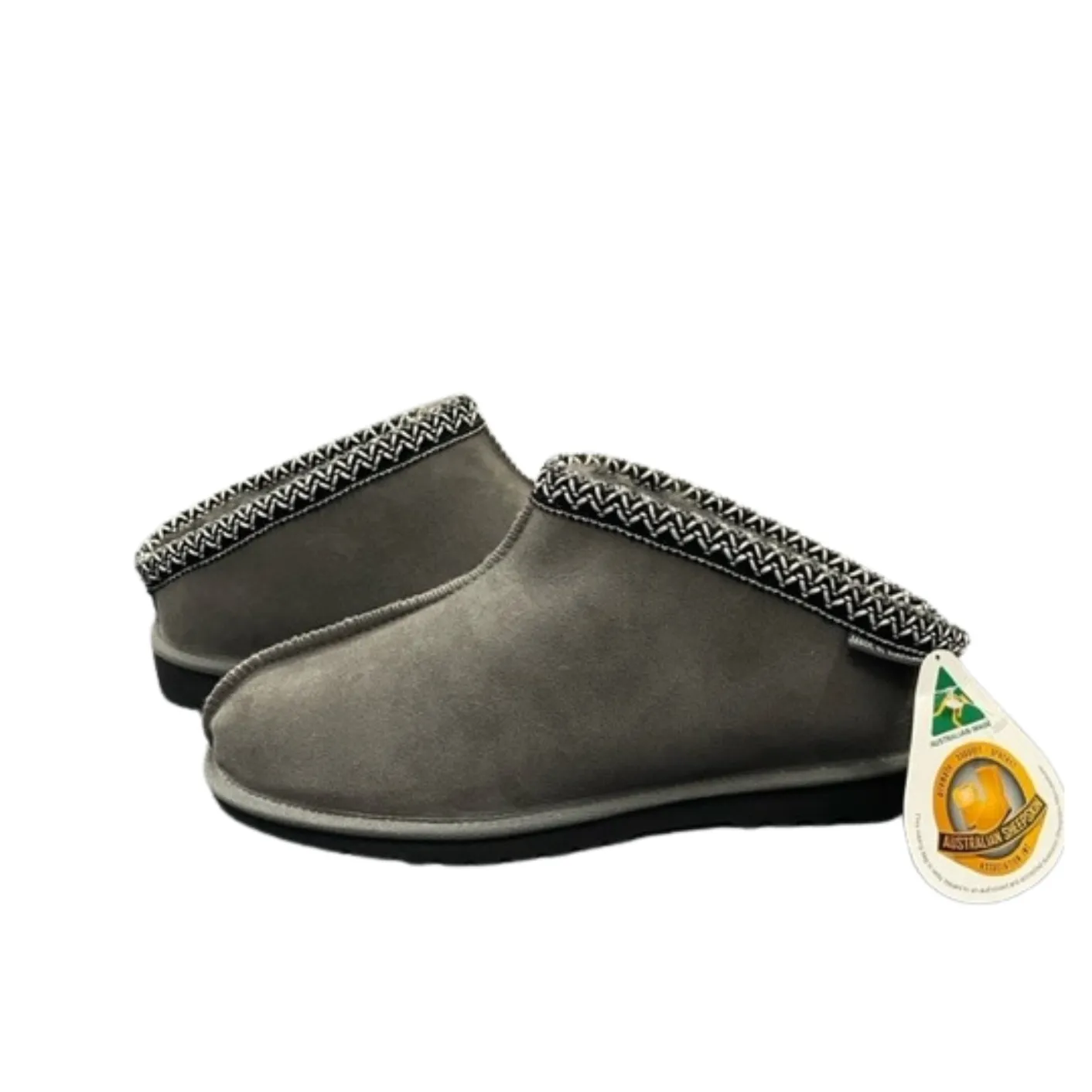 CLEARANCE KALU TRIBAL SLIPPERS GREY - WOMEN'S AU11 | MEN'S AU10 sold by Australian Ugg Boots