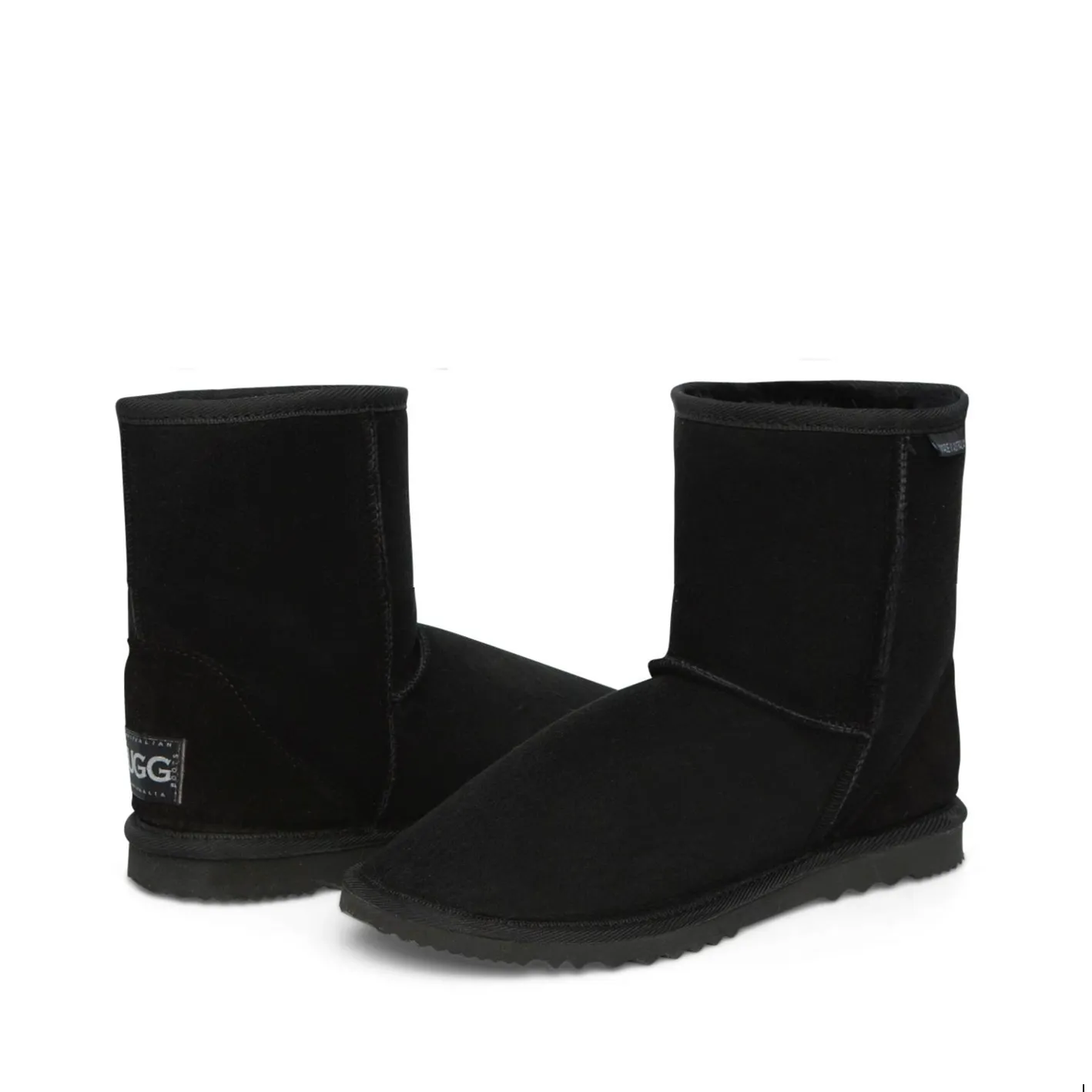 CLEARANCE CLASSIC SHORT BOOTS BLACK - Women's AU8/Men's AU7 sold by Australian Ugg Boots