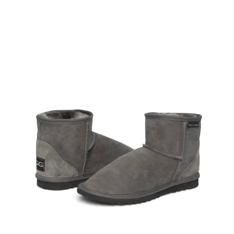 CLEARANCE ULTRA SHORT BOOTS GREY - MEN'S AU13 sold by Australian Ugg Boots