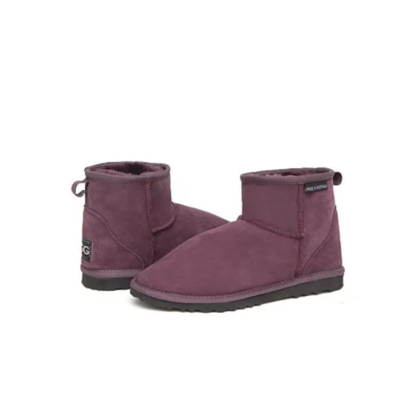 CLEARANCE MINI BOOTS RAISIN - AU WOMEN'S 5/ MEN'S 4 made by Australian Ugg Boots