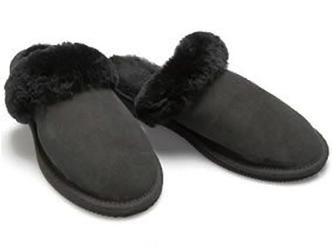 CLEARANCE WOMEN'S SCUFFS BLACK - AU WOMEN'S 10 made by Australian Ugg Boots