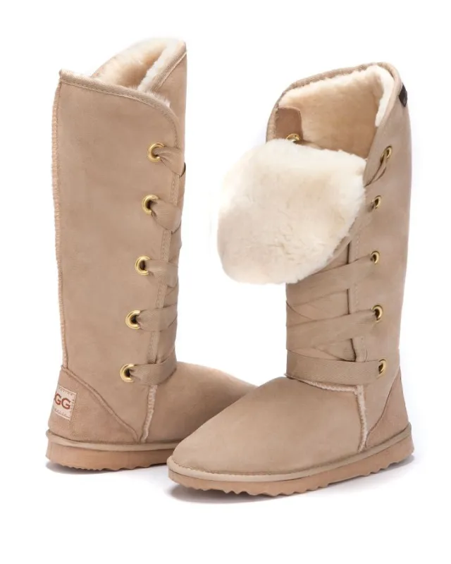 CLEARANCE DANCE BOOTS SAND - AU WOMEN'S 10 | MEN'S 9 made by Australian Ugg Boots