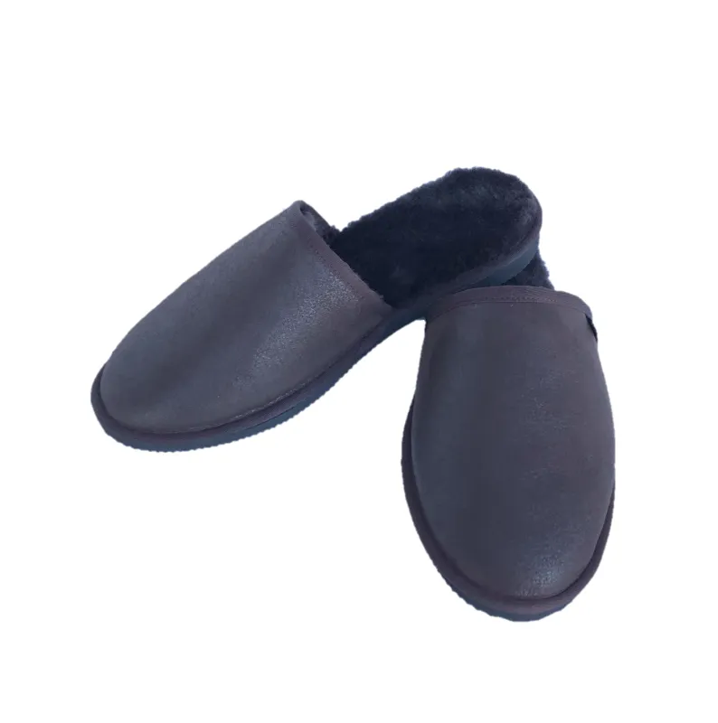CLEARANCE PREMIUM SCUFFS BOMBER CHOCOLATE - MEN'S AU8/US9 made by Australian Ugg Boots