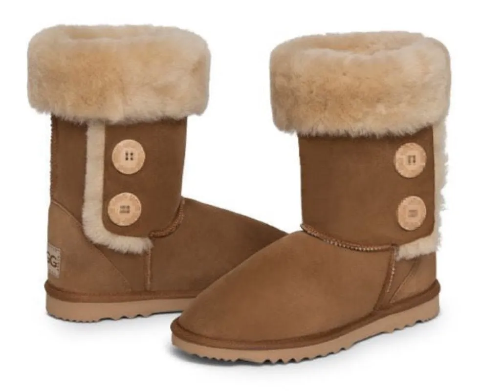 CLEARANCE BENTLEY DUO BOOTS CHESTNUT - MEN'S AU10 | WOMEN'S AU11 made by Australian Ugg Boots